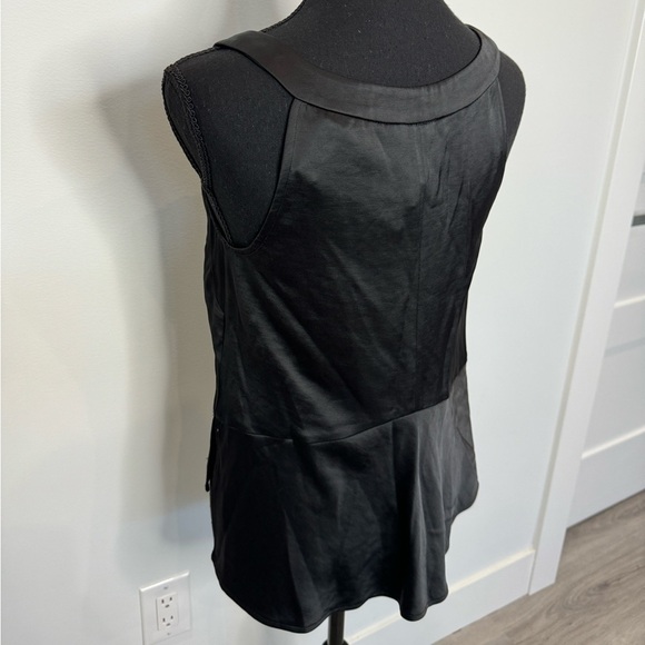 AX Armani Exchange Black Sleeveless Tank Top Blouse - Picture 7 of 11